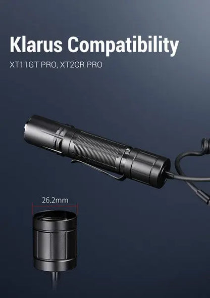 Interrupteur Tactique Klarus TRC1 – Pour lampe XT2CR PRO et XT11GT PRO - NYCTALOPE