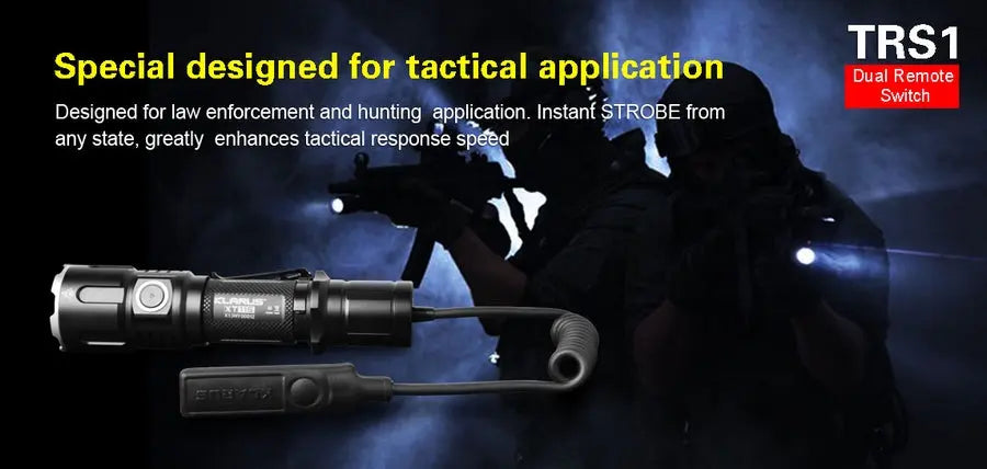 Interrupteur Tactique Klarus TRS1 pour lampe XT2CR - XT11S - XT11GT - XT12GT - XT32 - XT12S - NYCTALOPE