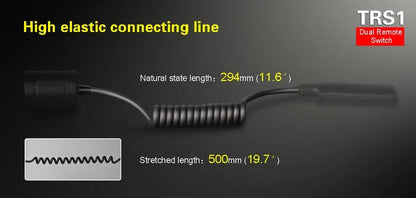 Interrupteur Tactique Klarus TRS1 pour lampe XT2CR - XT11S - XT11GT - XT12GT - XT32 - XT12S - NYCTALOPE