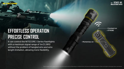 Télécommande sans fil Nitecore RSW2i WL pour lampe Nitecore série i  NYCTALOPE  