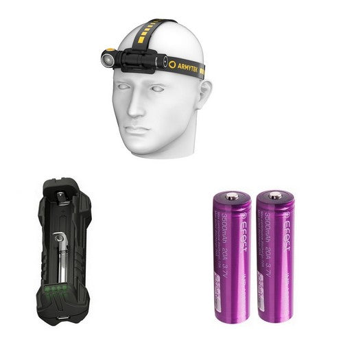 KIT ULTRA TRAIL Armytek Wizard C2 Pro - 2500/2330 Lumens - NYCTALOPE