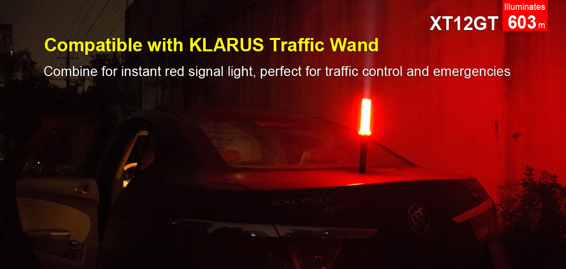 Lampe Torche Klarus XT12GT Rechargeable - 1600 Lumens - NYCTALOPE
