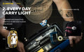 Lampe Armytek Crystal – 150 Lumens Blanc + 30 Lumens Rouge  NYCTALOPE  