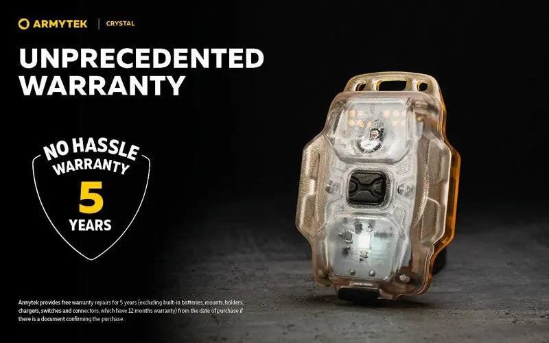 Lampe Armytek Crystal – 150 Lumens Blanc + 30 Lumens Rouge  NYCTALOPE  