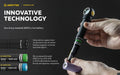 Lampe Frontale Armytek Wizard C2 WG – 1020 Lumens Warm / 400 Lumens Vert  NYCTALOPE  