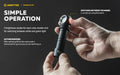 Lampe Frontale Armytek Wizard C2 WG – 1100 Lumens White / 400 Lumens Vert  NYCTALOPE  