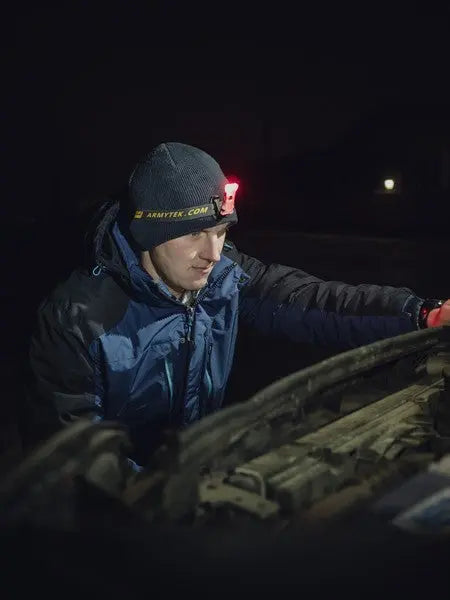 Lampe Frontale Armytek Zippy WR ES – 120 Lumens Blanc / 30 Lumens Rouge – Rechargeable – Base aimantée - NYCTALOPE