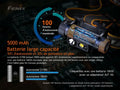 Lampe Frontale Fenix HM70R – 1600 Lumens - NYCTALOPE