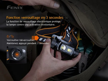 Lampe Frontale Fenix HM70R – 1600 Lumens - NYCTALOPE