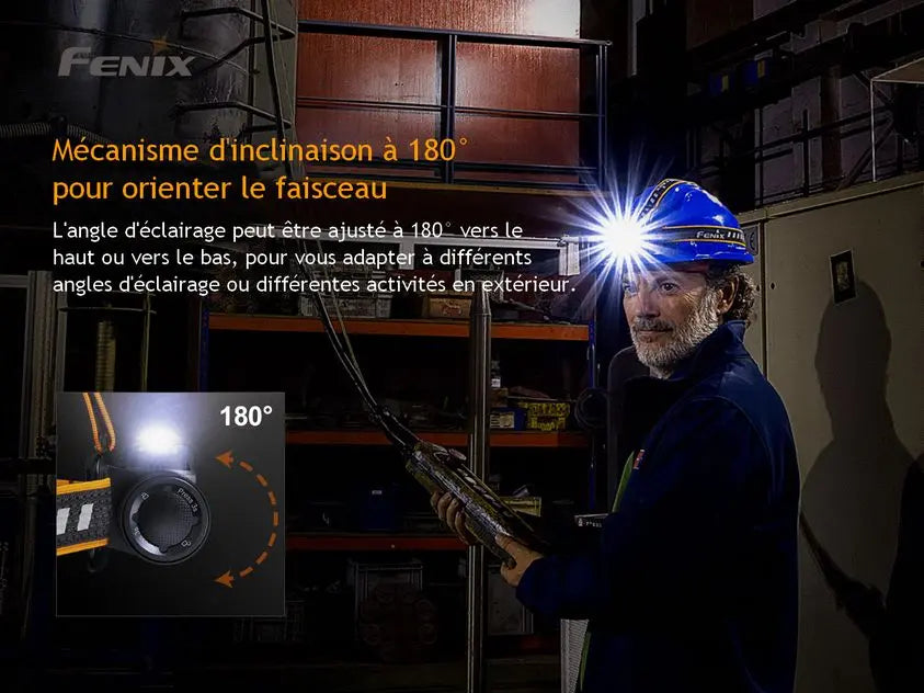 Lampe Frontale Fenix HM70R – 1600 Lumens - NYCTALOPE