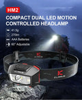 Lampe Frontale Klarus HM2 – 270 Lumens – Lumière rouge 3 Lumens  NYCTALOPE  