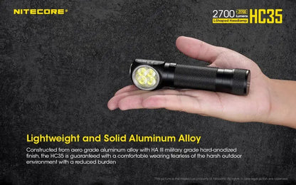 Lampe Frontale Nitecore HC35 – 2700 Lumens  NYCTALOPE  