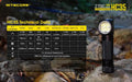 Lampe Frontale Nitecore HC35 – 2700 Lumens  NYCTALOPE  