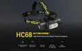 Lampe Frontale Nitecore HC68 Rechargeable – 2000 Lumens  NYCTALOPE  