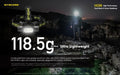Lampe Frontale Nitecore HC68 Rechargeable – 2000 Lumens  NYCTALOPE  