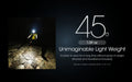 Lampe Frontale Nitecore NU25UL – 400 Lumens  NYCTALOPE  