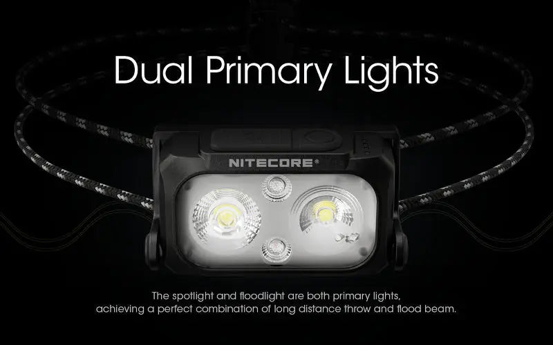 Lampe Frontale Nitecore NU25UL – 400 Lumens  NYCTALOPE  