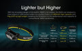 Lampe Frontale Nitecore NU43 – 1400 Lumens  NYCTALOPE  
