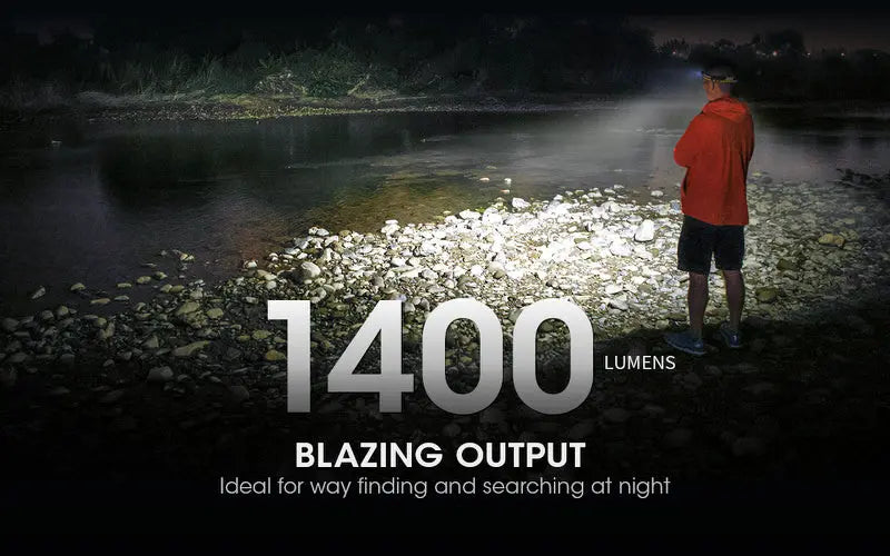 Lampe Frontale Nitecore NU43 – 1400 Lumens  NYCTALOPE  