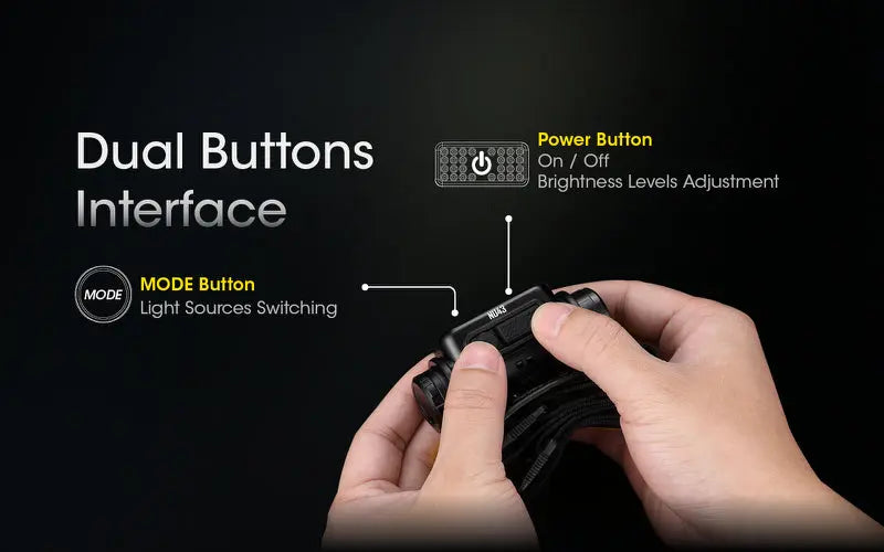 Lampe Frontale Nitecore NU43 – 1400 Lumens  NYCTALOPE  