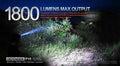 Lampe Torche Acebeam P16 – 1800 Lumens  NYCTALOPE  