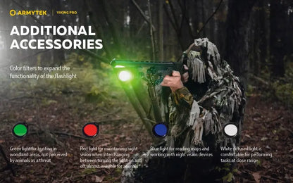 Lampe Torche Armytek Viking Pro Magnet USB – 2200/2050 Lumens - NYCTALOPE