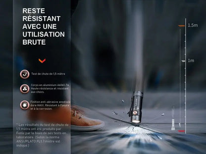 Lampe Torche Fenix E18R V2.0 – 1200 Lumens  NYCTALOPE  