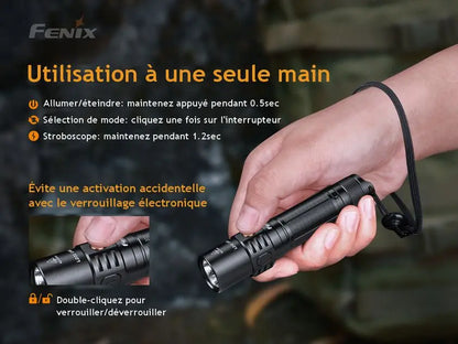 Lampe Torche Fenix LD32 UVC – 1200 Lumens – Désinfection UVC  NYCTALOPE  