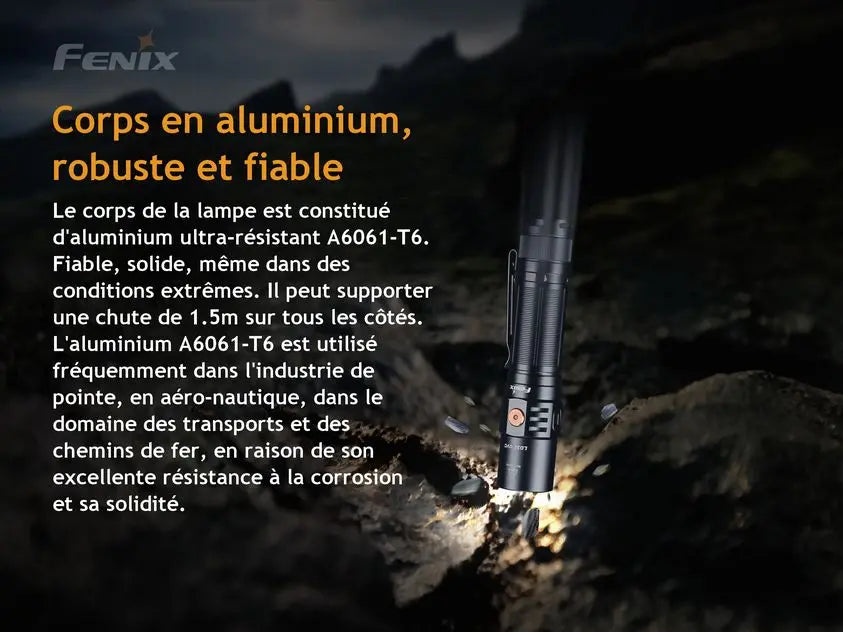 Lampe Torche Fenix LD32 UVC – 1200 Lumens – Désinfection UVC  NYCTALOPE  