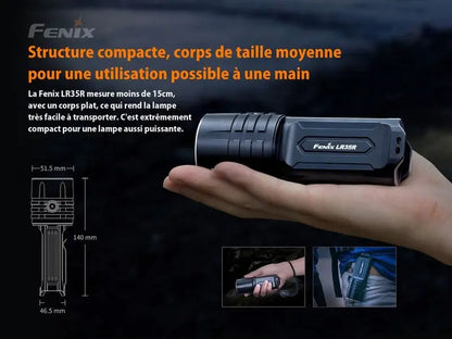 Lampe Torche Fenix LR35R – 10000 Lumens - Rechargeable  NYCTALOPE  