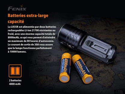 Lampe Torche Fenix LR35R – 10000 Lumens - Rechargeable  NYCTALOPE  