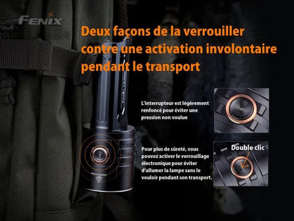 Lampe Torche Fenix LR35R – 10000 Lumens - Rechargeable  NYCTALOPE  