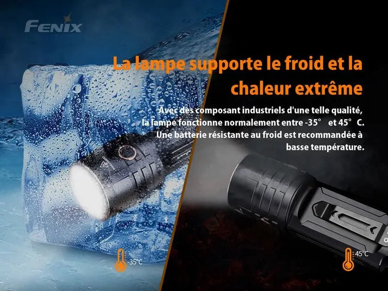 Lampe Torche Fenix LR35R – 10000 Lumens - Rechargeable  NYCTALOPE  