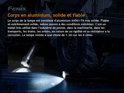 Lampe Torche Fenix LR50R – 12000 Lumens - Rechargeable - NYCTALOPE