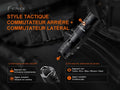 Lampe Torche Fenix PD25R – 800 Lumens  NYCTALOPE  