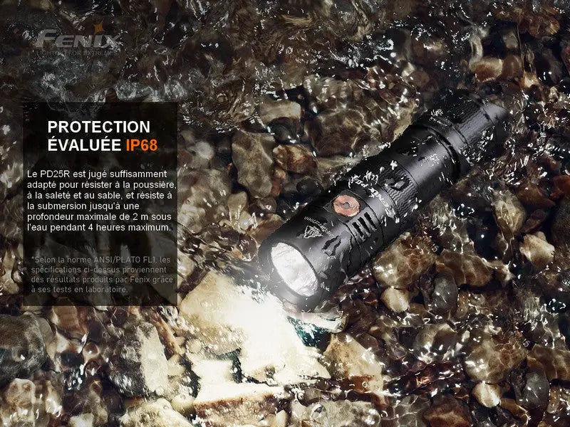 Lampe Torche Fenix PD25R – 800 Lumens  NYCTALOPE  