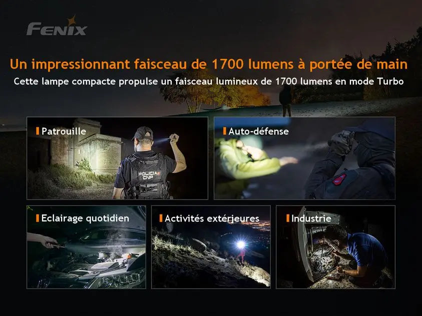Lampe Torche Fenix PD35 V3.0 – 1700 Lumens - NYCTALOPE