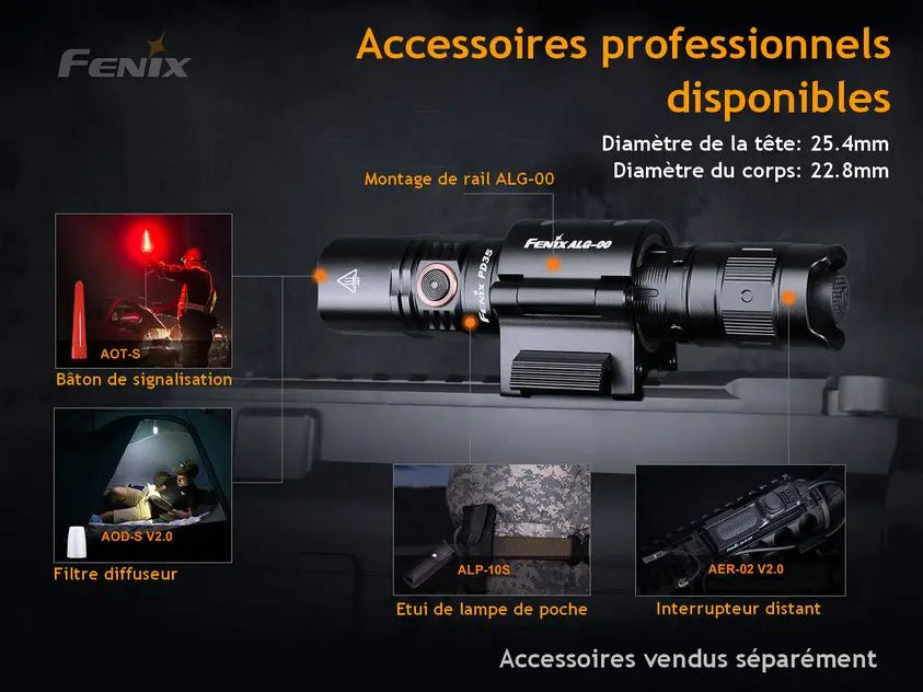 Lampe Torche Fenix PD35 V3.0 – 1700 Lumens - NYCTALOPE