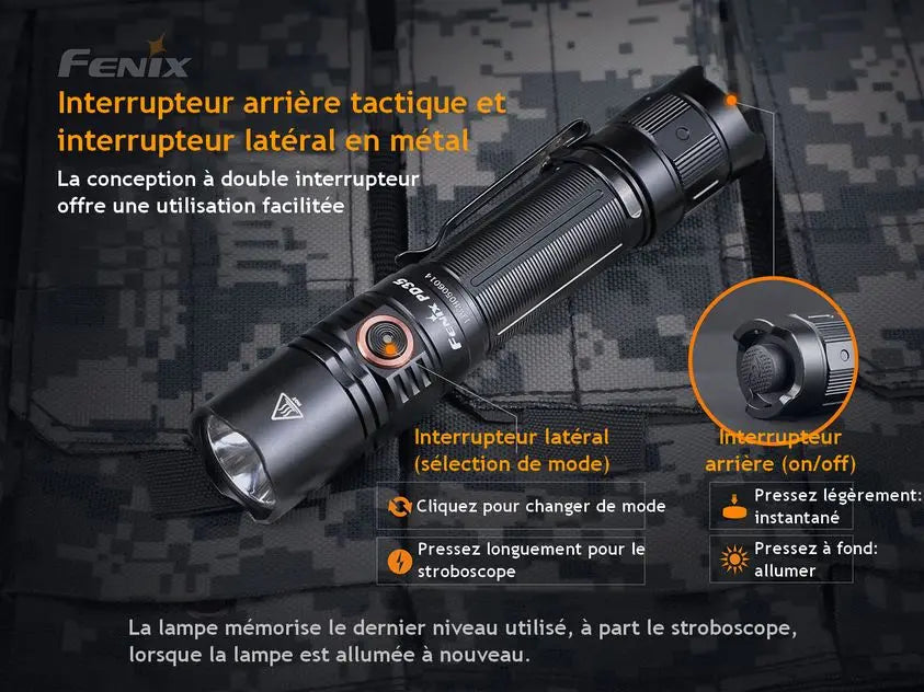 Lampe Torche Fenix PD35 V3.0 – 1700 Lumens - NYCTALOPE