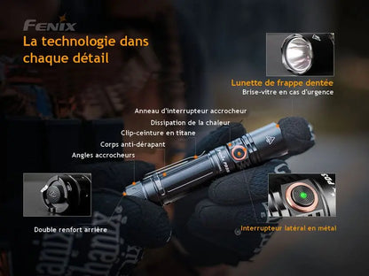 Lampe Torche Fenix PD35 V3.0 – 1700 Lumens - NYCTALOPE