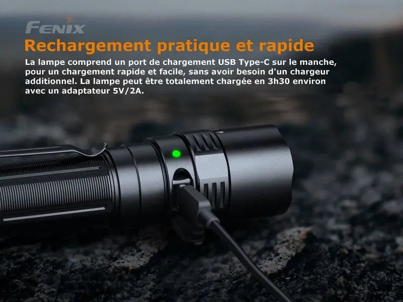 Lampe Torche Fenix PD40R V2.0 – 3000 Lumens  NYCTALOPE  