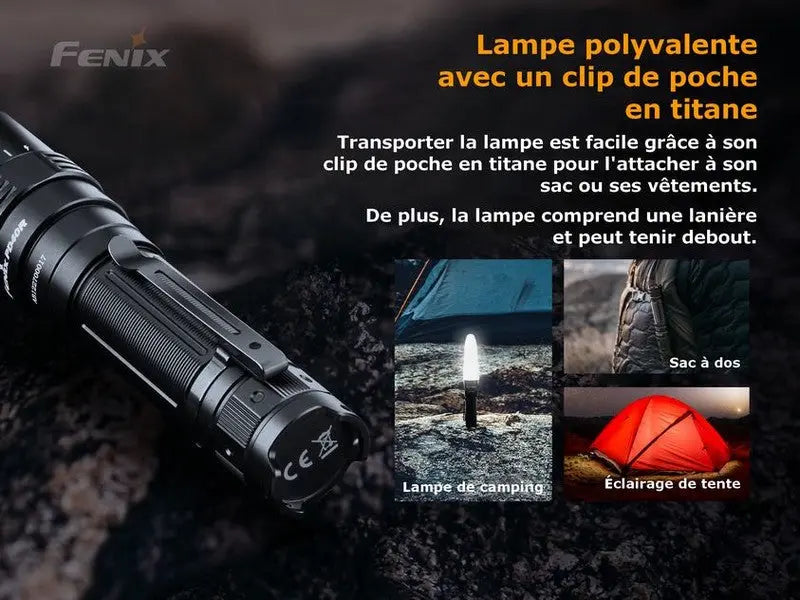 Lampe Torche Fenix PD40R V2.0 – 3000 Lumens  NYCTALOPE  