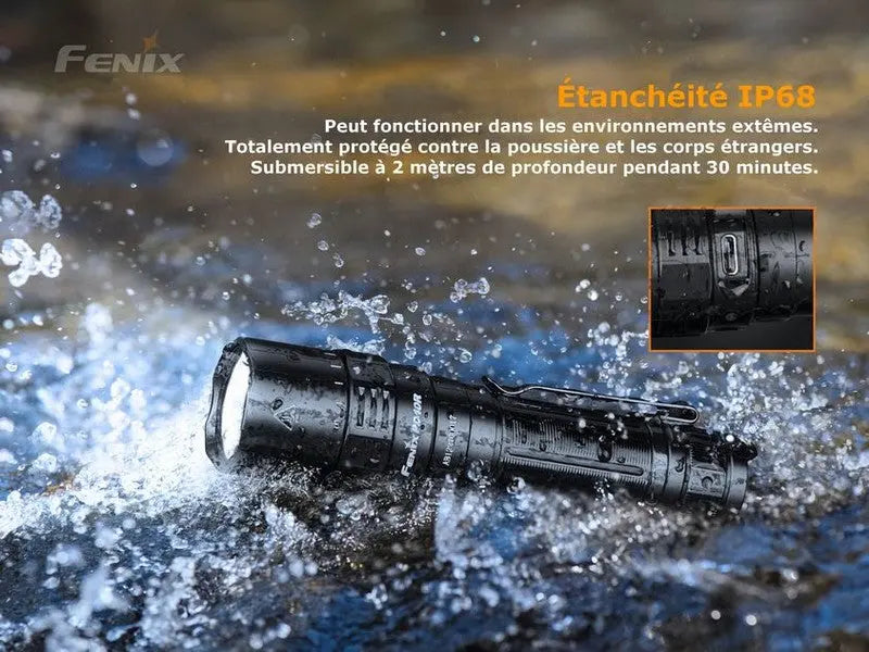 Lampe Torche Fenix PD40R V2.0 – 3000 Lumens  NYCTALOPE  