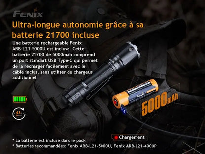Lampe Torche Fenix TK16 V2.0 – 3100 Lumens  NYCTALOPE  
