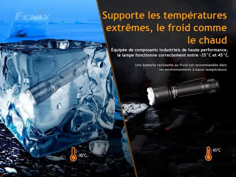 Lampe Torche Fenix TK16 V2.0 – 3100 Lumens  NYCTALOPE  