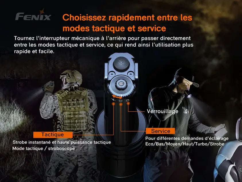 Lampe Torche Fenix TK35UE V2.0 – 5000 Lumens  NYCTALOPE  