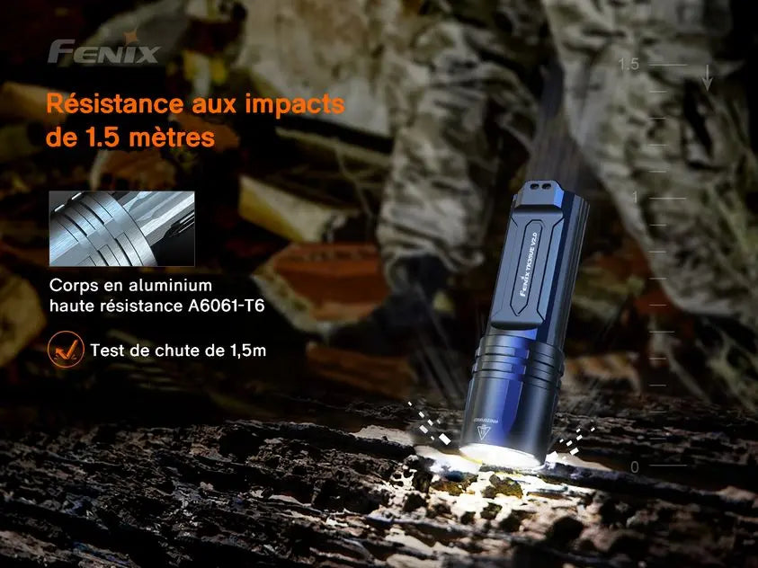 Lampe Torche Fenix TK35UE V2.0 – 5000 Lumens  NYCTALOPE  