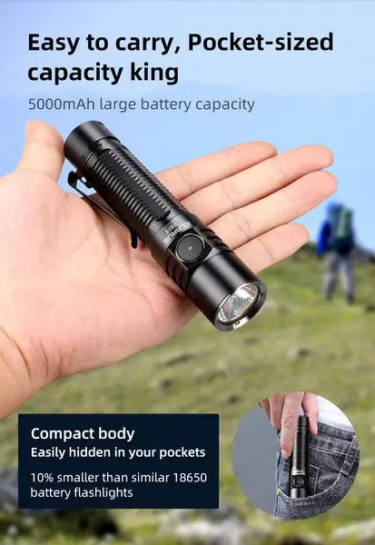 Lampe Torche Klarus G15 V2.0 – 4200 Lumens – Rechargeable Type-C  NYCTALOPE  