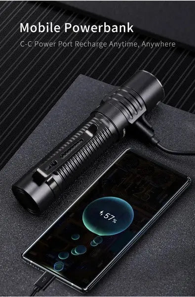 Lampe Torche Klarus G15 V2.0 – 4200 Lumens – Rechargeable Type-C  NYCTALOPE  