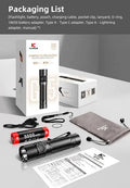 Lampe Torche Klarus G15 V2.0 – 4200 Lumens – Rechargeable Type-C  NYCTALOPE  